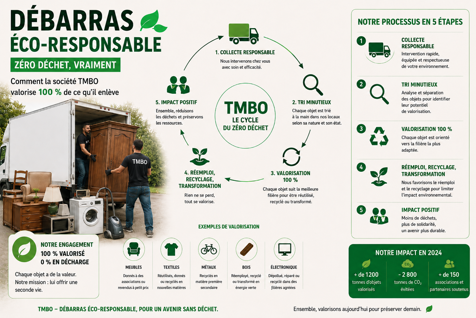Poubelles de tri sélectif recyclage éco-responsable TMBO