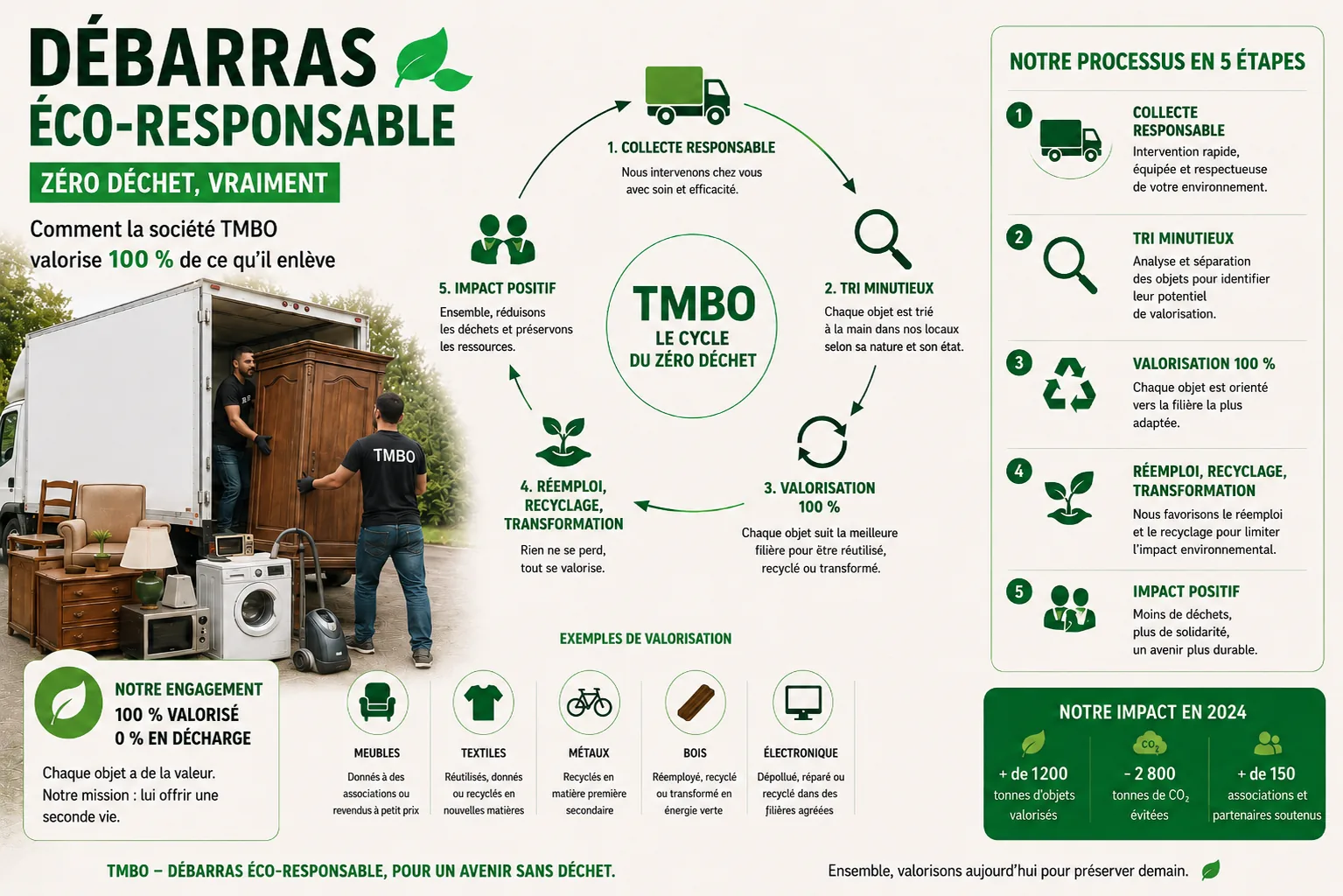 Poubelles de tri sélectif recyclage éco-responsable TMBO