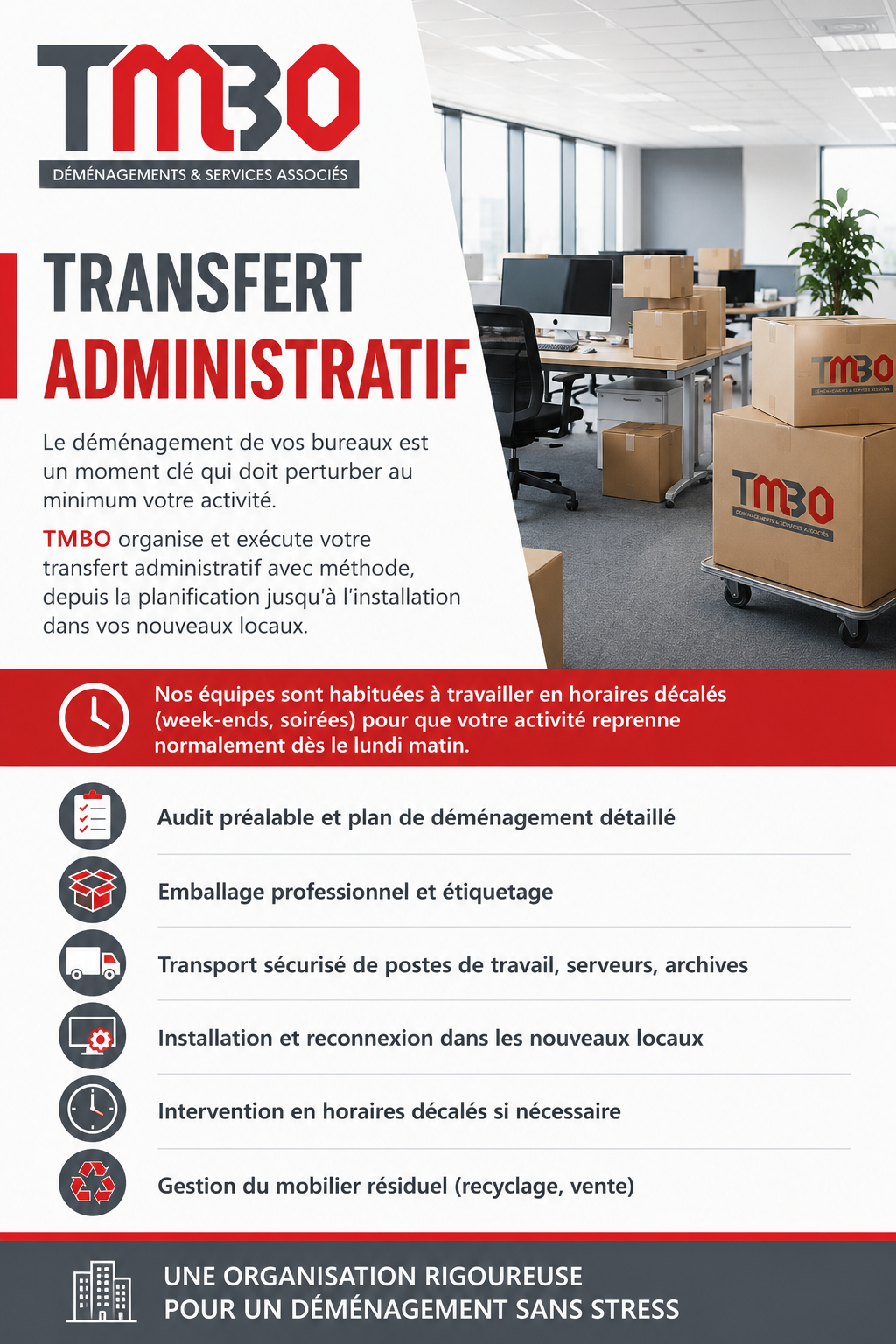 Transfert administratif de bureaux TMBO